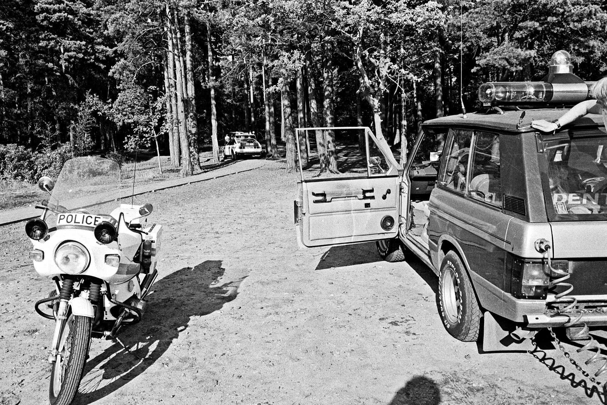 Testing at Wisley Lake with my Range Rover